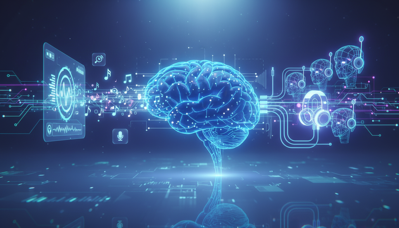 Illustration for How Do You Add Music and Sound Design to AI-Generated Podcasts?