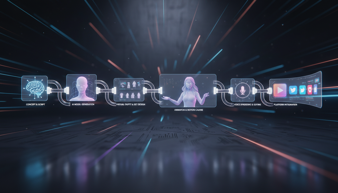 Illustration for What Does a Complete AI Influencer Video Pipeline Look Like?