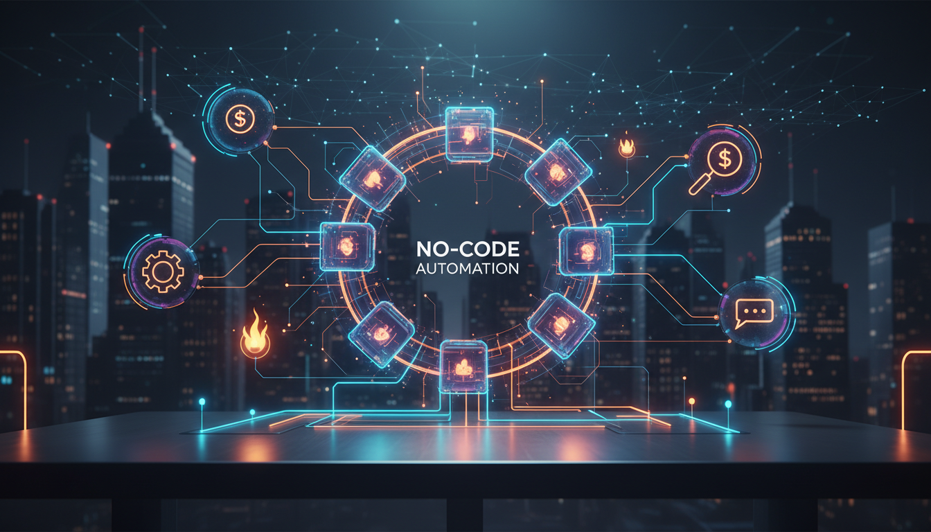AI workflow automation pipelines dashboard showing connected business tools