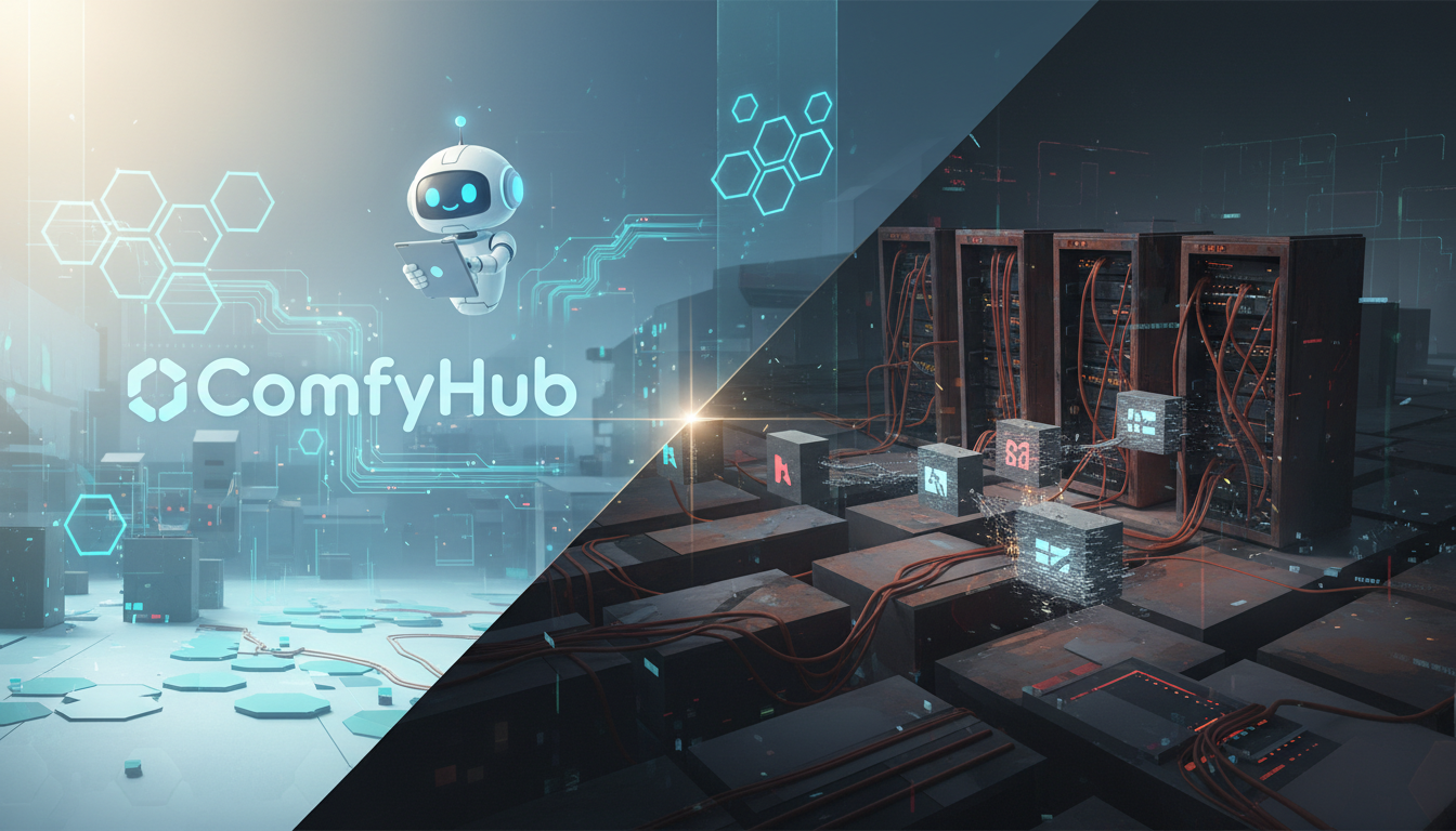 Illustration for ComfyHub vs Other Workflow Sharing Platforms
