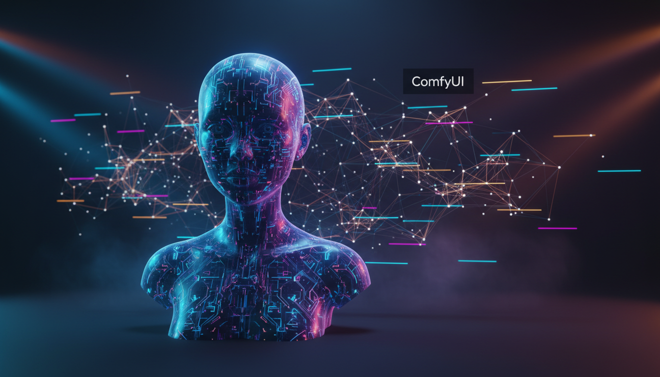 ComfyUI workflow for building a consistent AI girlfriend character with IPAdapter and FaceID