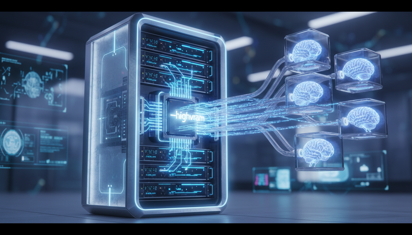 Illustration for Use --highvram to maintain models in memory