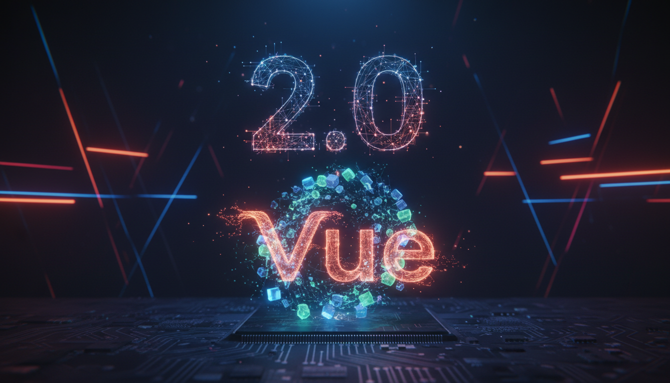 ComfyUI Nodes 2.0 Vue migration guide banner showing the transition from LiteGraph to Vue.js architecture