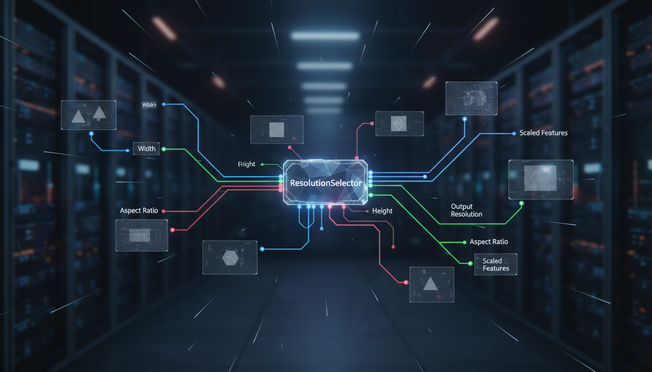 Illustration for How Do You Use the ResolutionSelector Node?