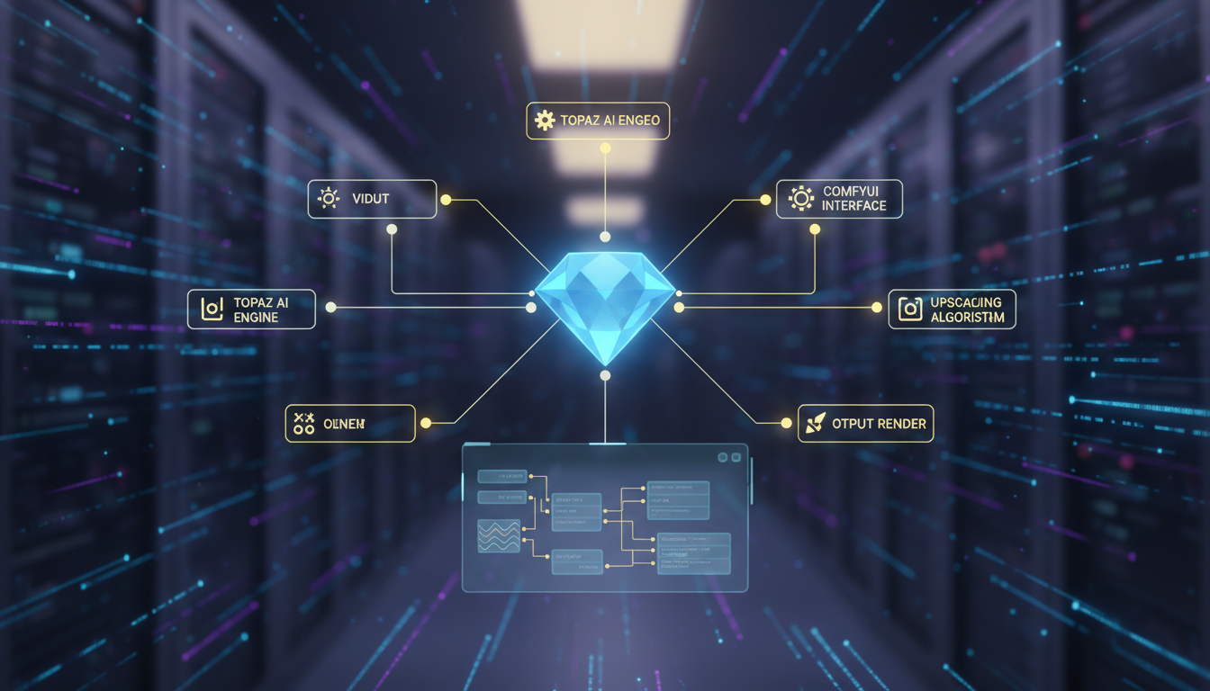 Illustration for How Do You Set Up the Topaz API in ComfyUI?