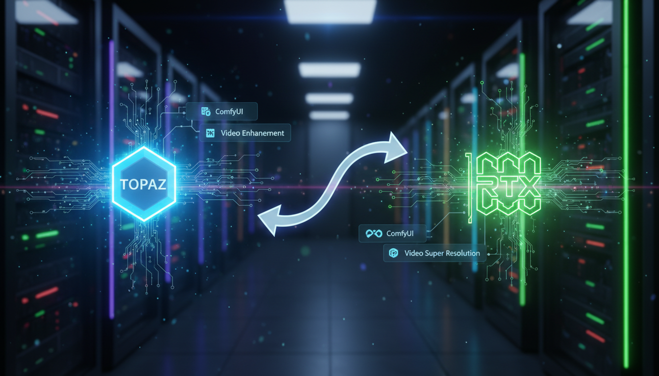 Illustration for How Does Topaz Compare to RTX Video Super Resolution?