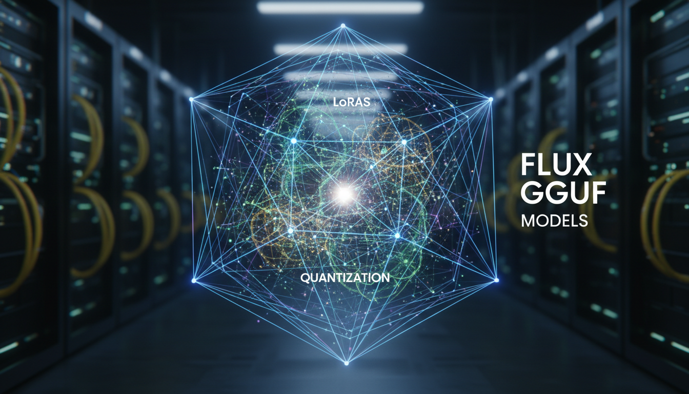 Illustration for Can You Use LoRAs with GGUF FLUX Models?