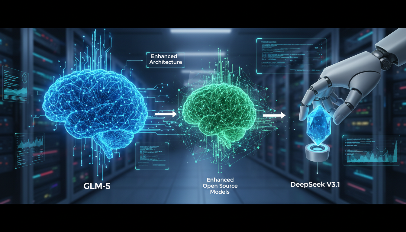 Illustration for What Makes GLM-5 Different from Previous Open Source Models?