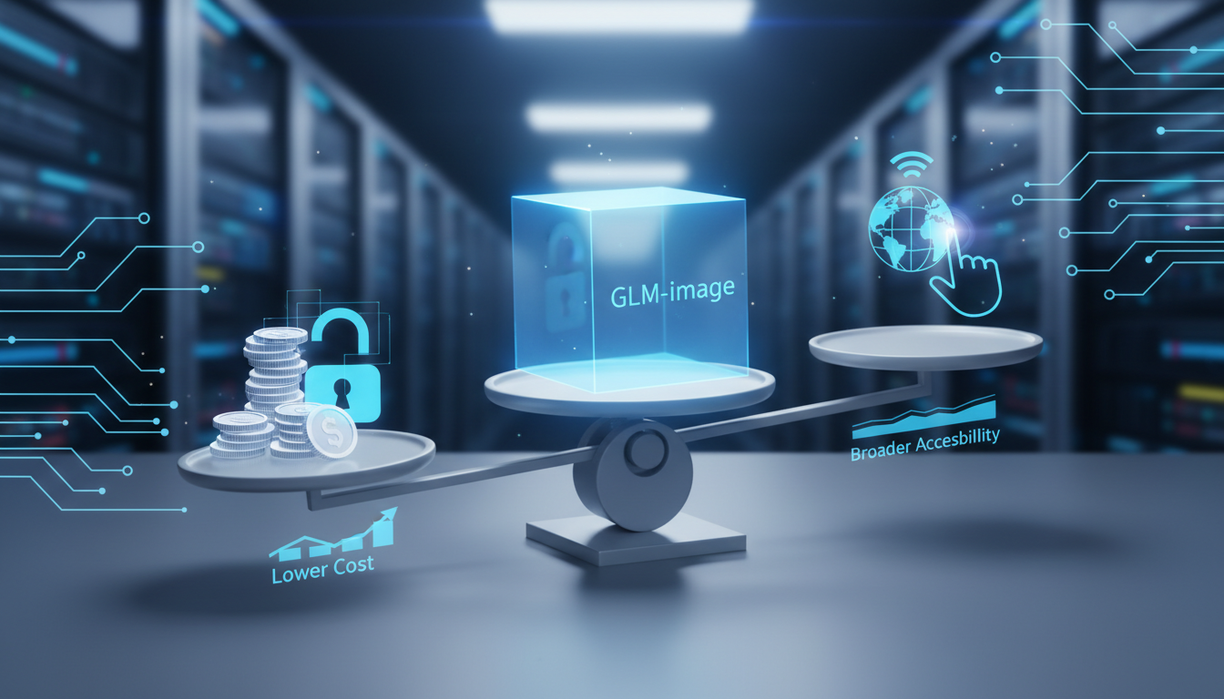 Illustration for How Does GLM-Image Compare on Cost and Accessibility?