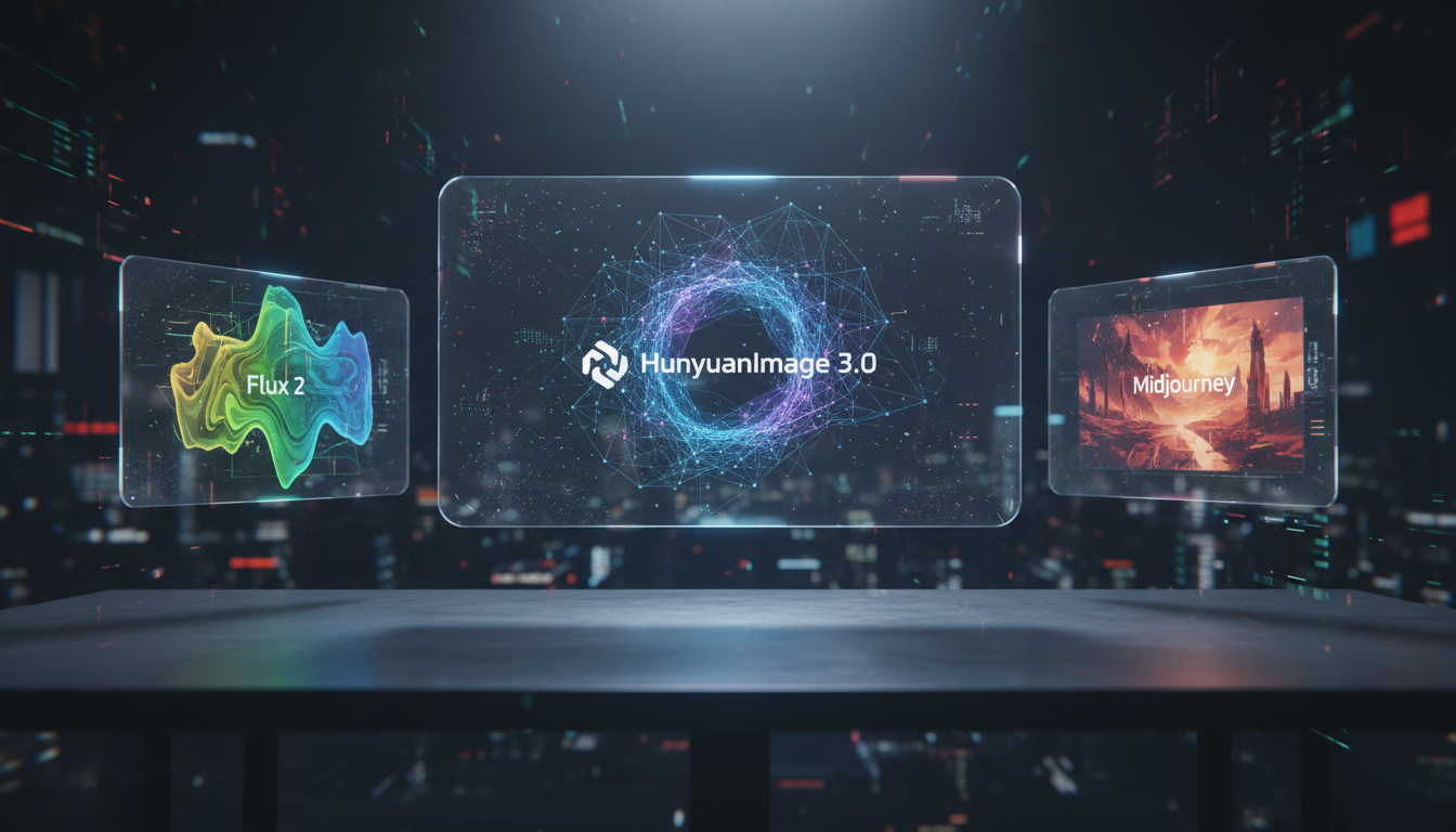 Illustration for How Does HunyuanImage 3.0 Compare to Flux 2 and Midjourney?