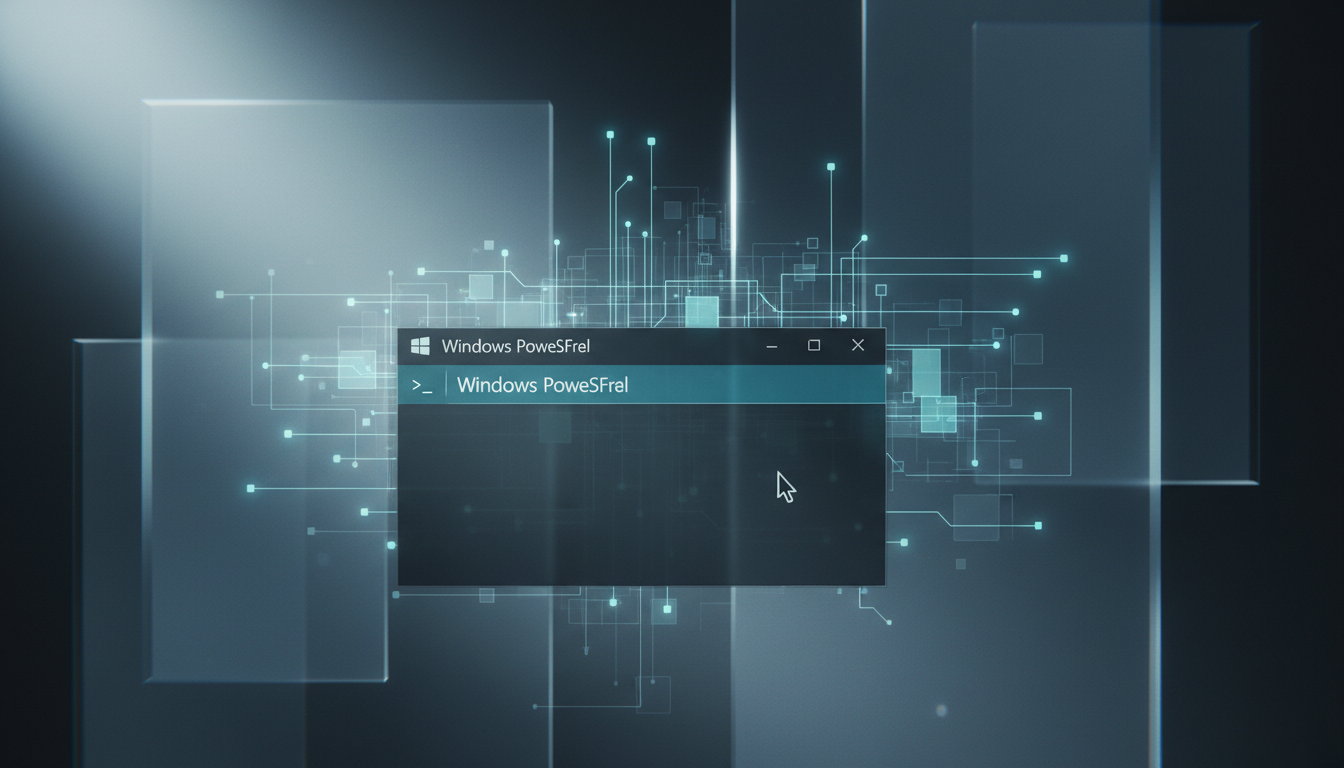 Illustration for Open a new PowerShell window