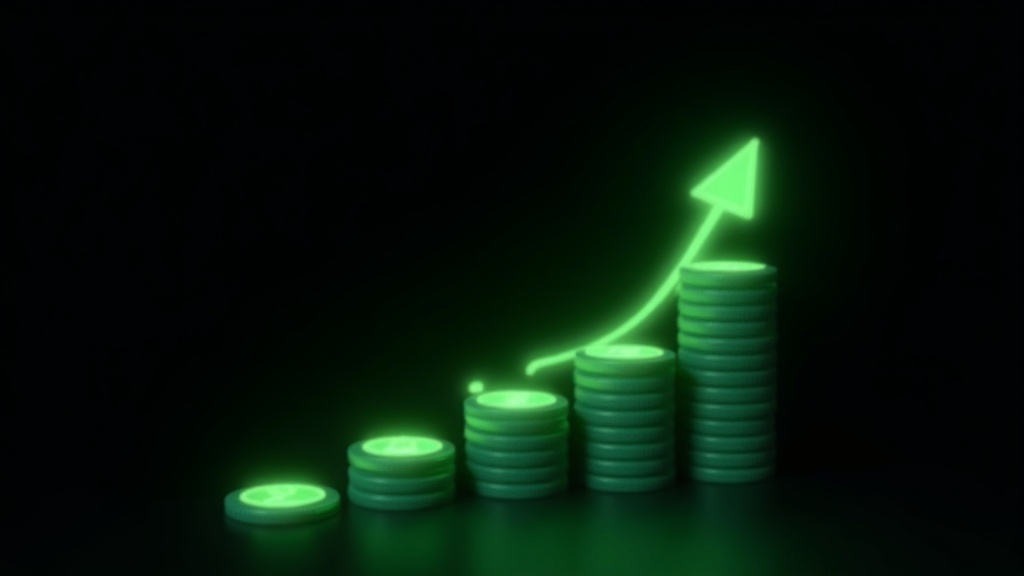 AI influencer monetization dashboard with neon green earnings indicators