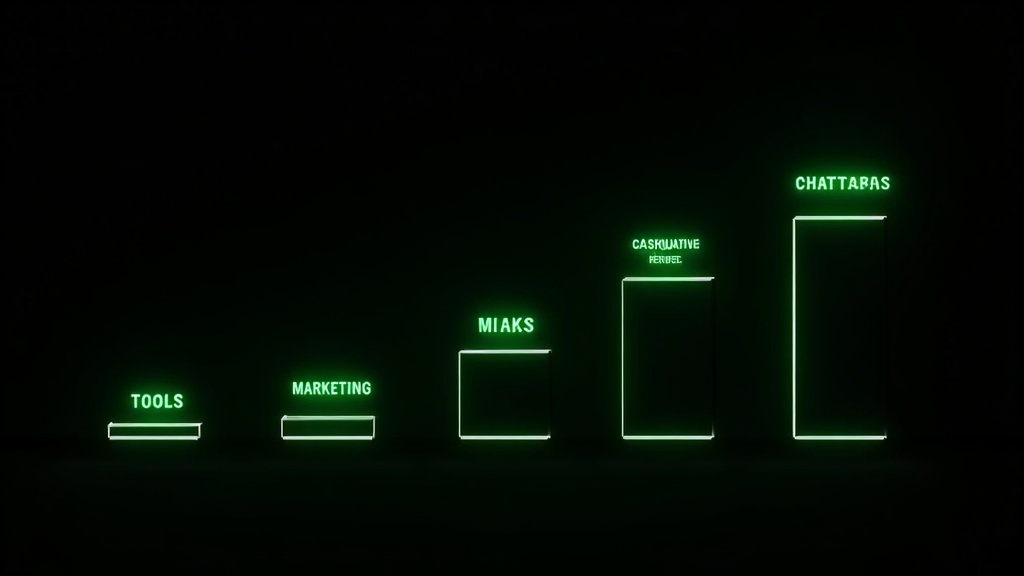 Monthly expenses: tools, chatters, content, marketing