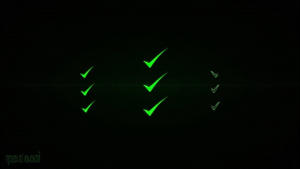 Feature checklist across three platforms