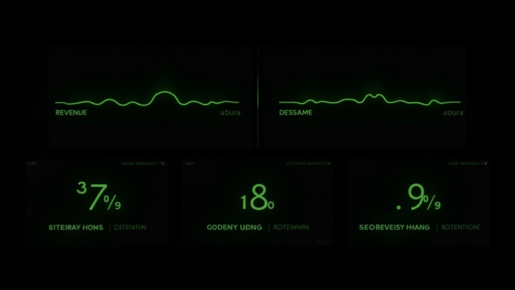 Chatter KPI dashboard with key metrics
