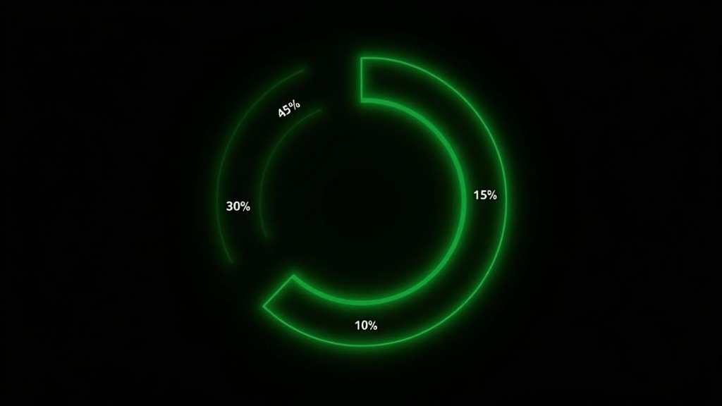 Revenue breakdown: 45% subs, 30% PPV, 15% tips, 10% customs