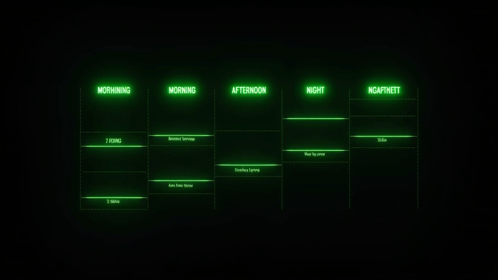 24/7 shift coverage schedule grid