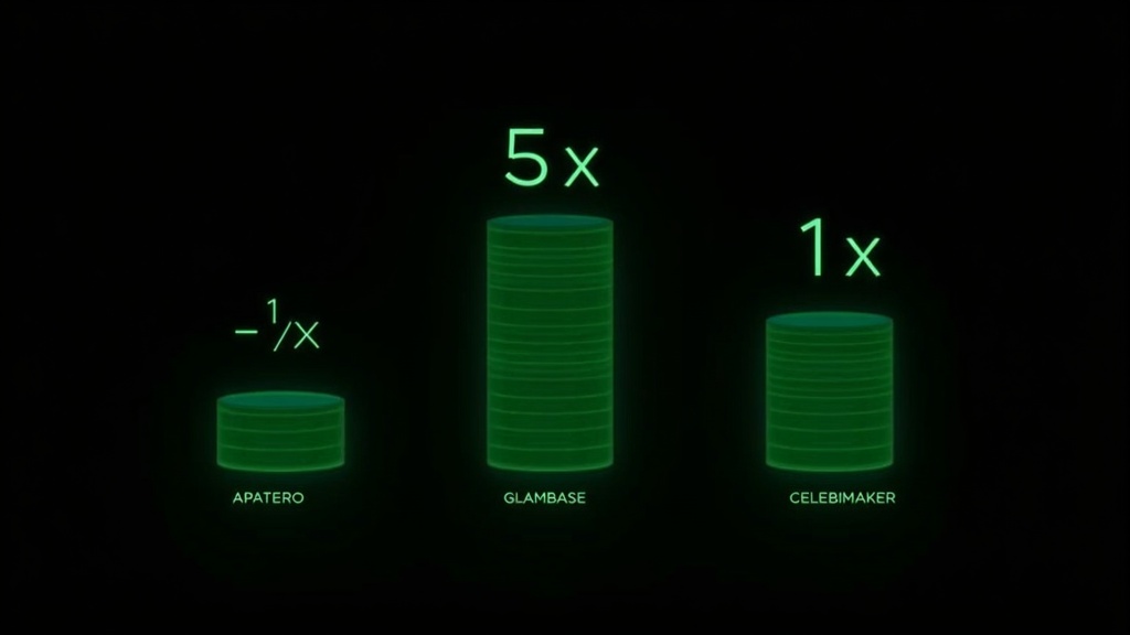 Value comparison: apatero.ai 5-6x more value than competitors